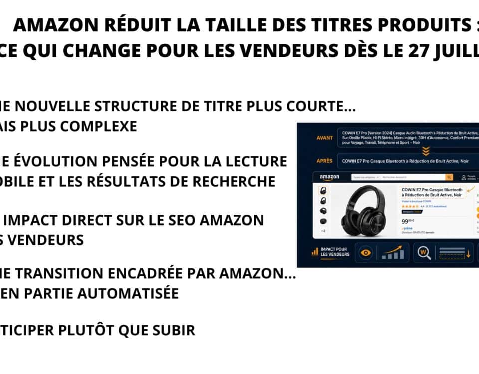 amazon titres fiches produits